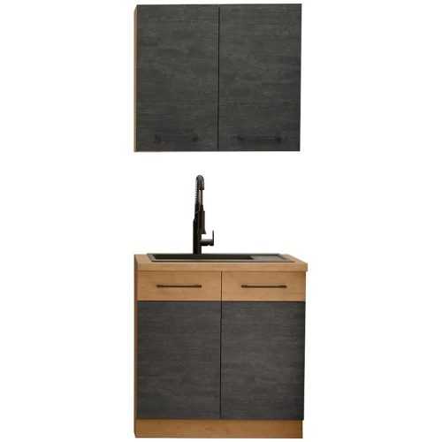 Kuchyňská linka Vigo Dark 80cm bez pracovní desky Baumax