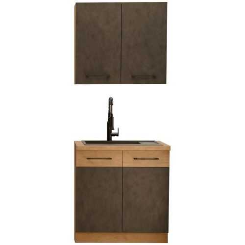 Kuchyňská linka Vigo grafit 80cm bez pracovní desky Baumax