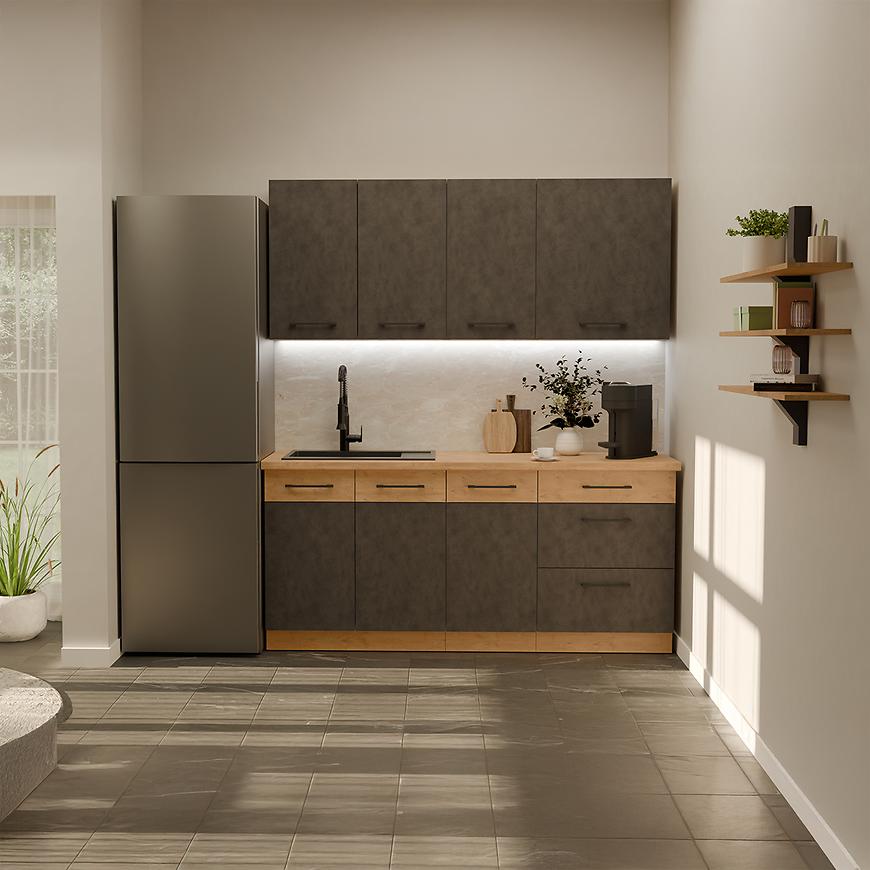 Kuchyňská linka Vigo grafit mat 180 cm bez pracovní desky Baumax