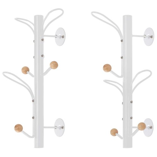 Nástěnný věšák GC7469 bílá/přírodní Baumax