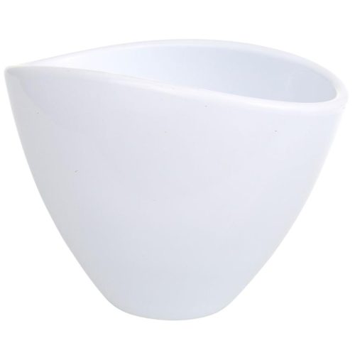 Obal na rostliny oválný 18cm bílý Baumax