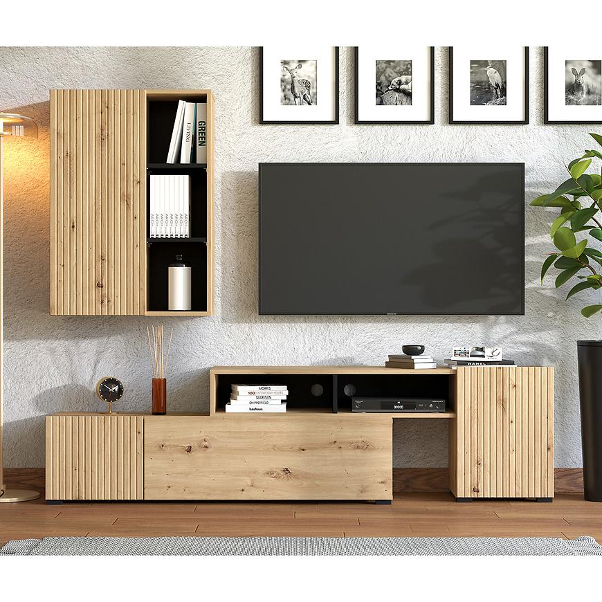 Obývací Stěna Balos artisan/černá 11013505 Baumax