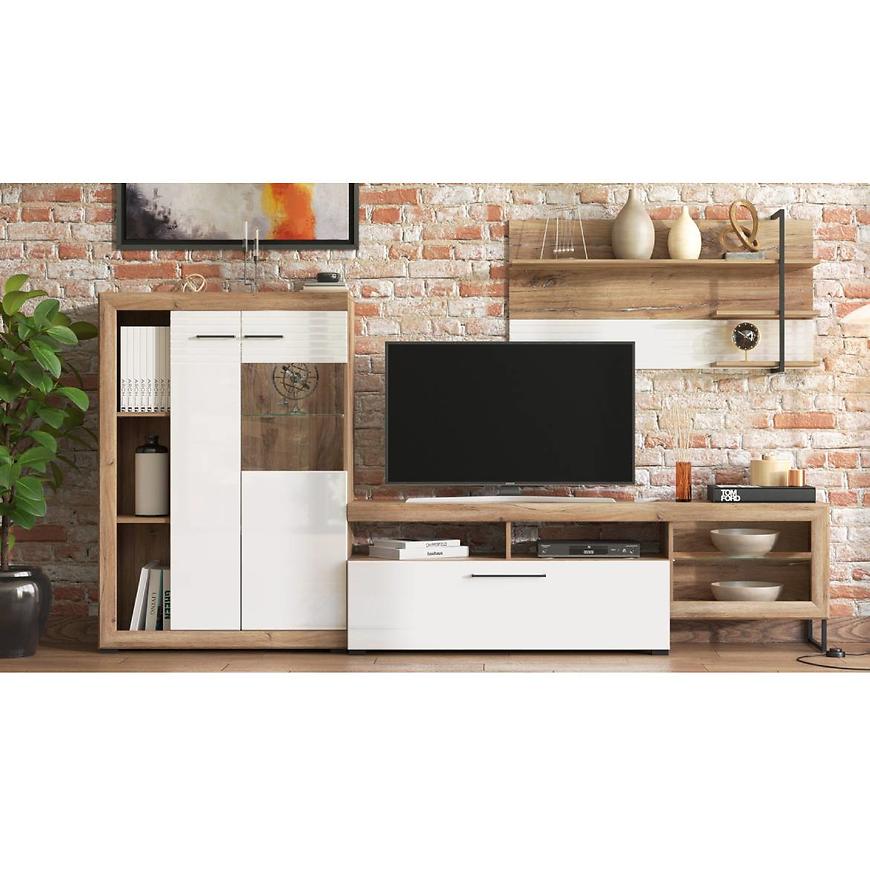 Obývací Stěna Caen dub/bílá 11011916 Baumax