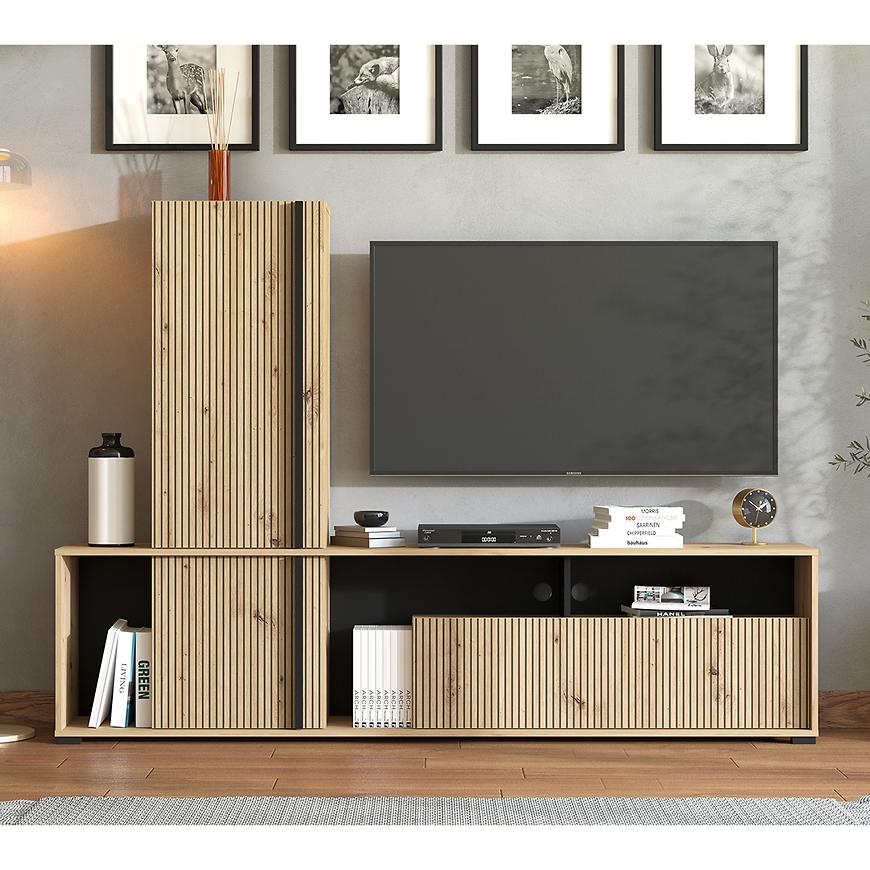 Obývací Stěna Chania artisan/černá 11013496 Baumax