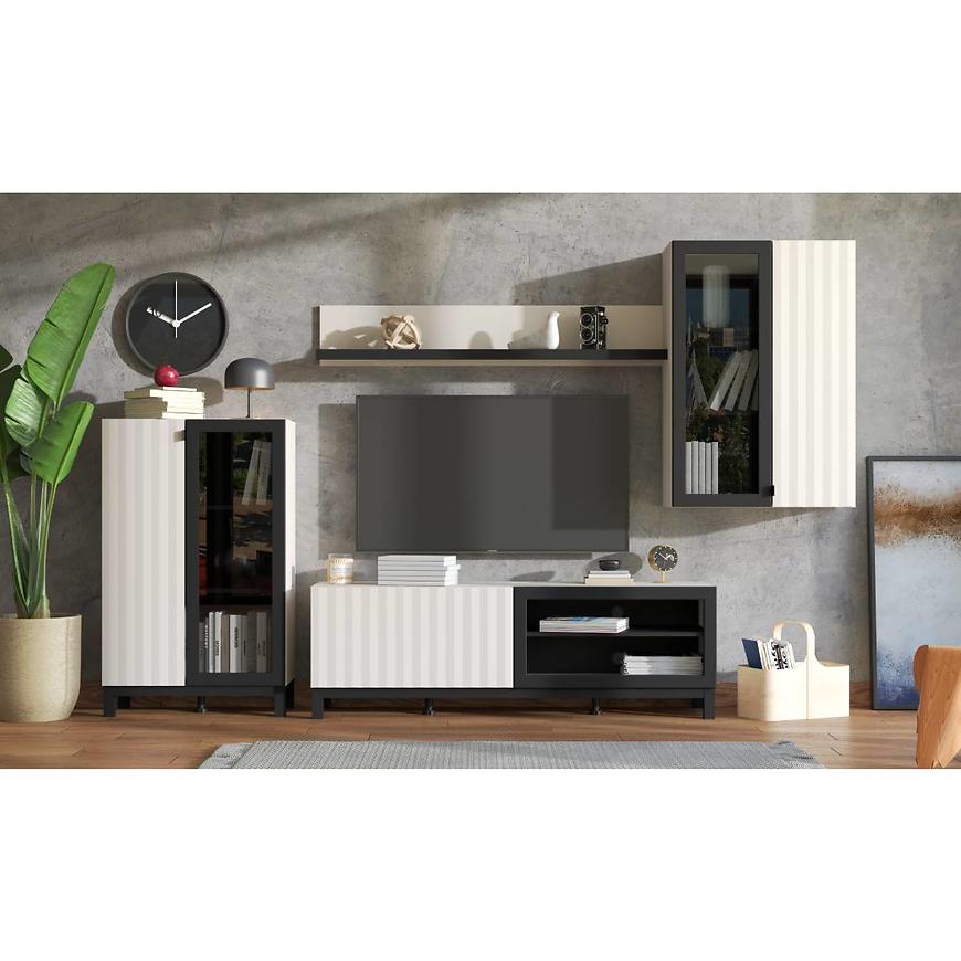 Obývací Stěna Macon kašmír/černá 11013737 Baumax