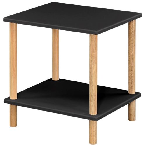Odkládací stolek GC7404 40x40x45 černá/přírodní Baumax