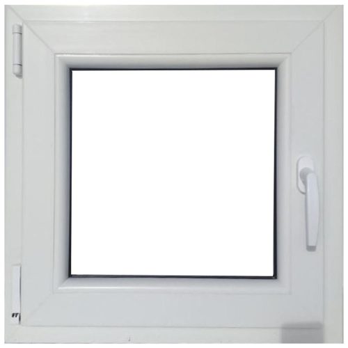 Okno levé 60x60 bílá/zlatý dub Baumax