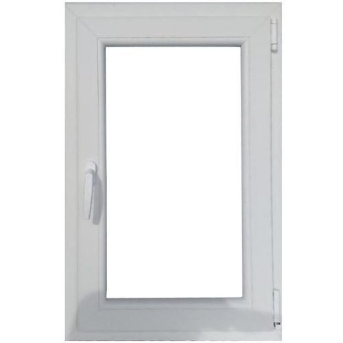 Okno pravé 80x100 bílá/zlatý dub Baumax