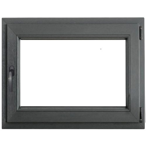 Okno pravé 90x60 antracit Baumax