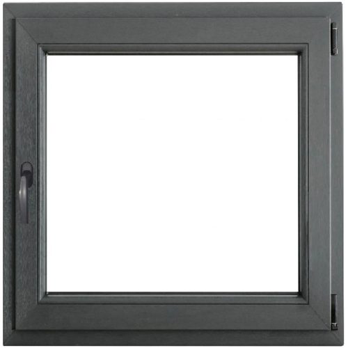 Okno pravé 90x90 antracit Baumax