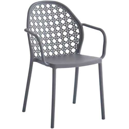 Plastová židle antracit