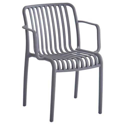 Plastová židle antracit