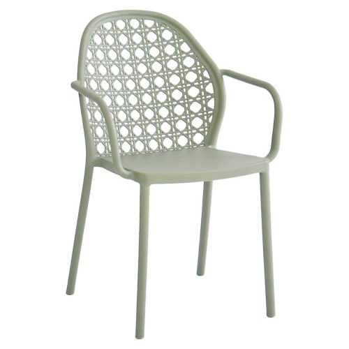 Plastová židle zelená