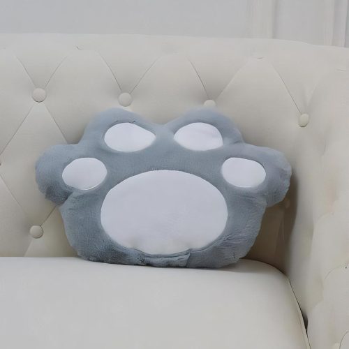 Polštářek Tlapka 49x31 cm šedý Baumax