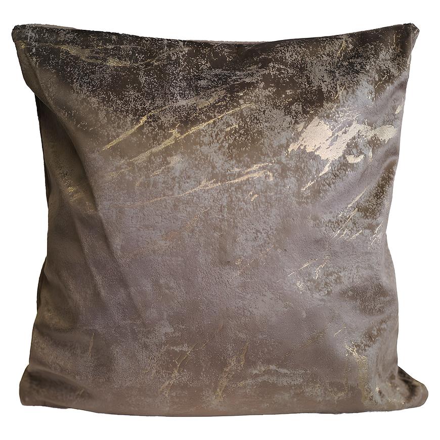 Povlak Plain Velvet YX514 40x40cm hnědý