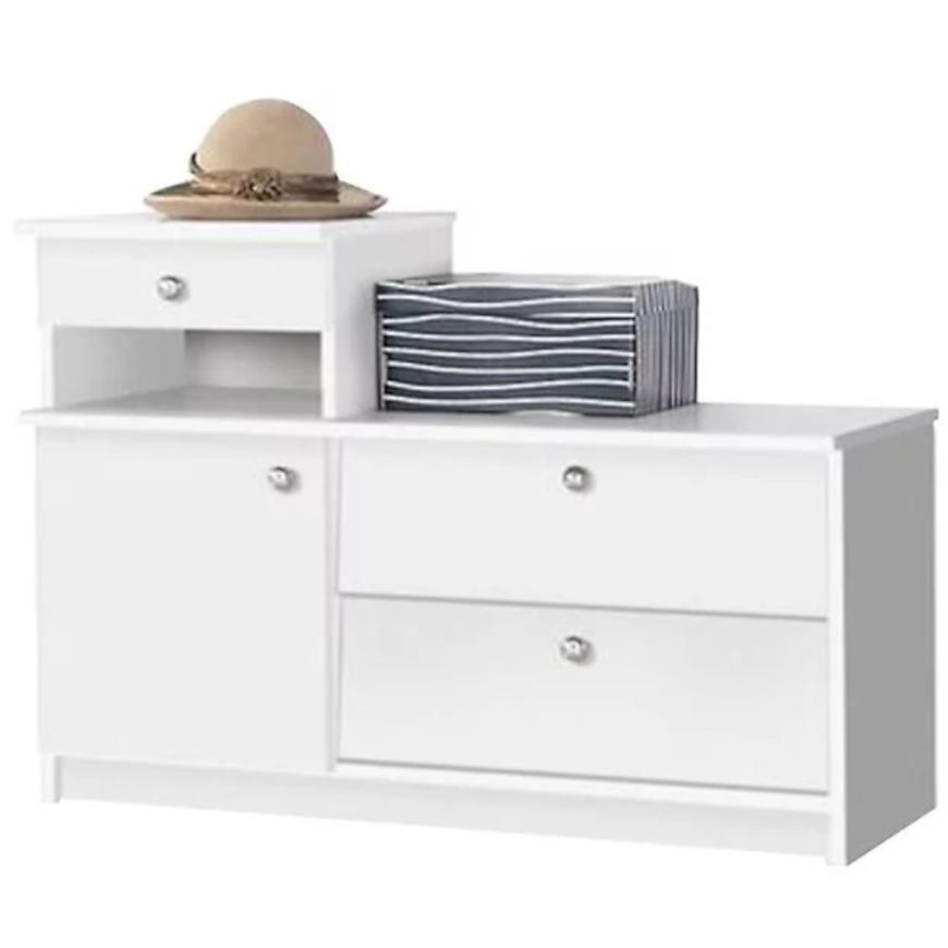 Předsíňová stěna 101 cm Bílá Baumax