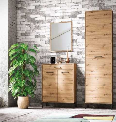 Předsíňová stěna Nevio 01-03-08 dub artisan Baumax