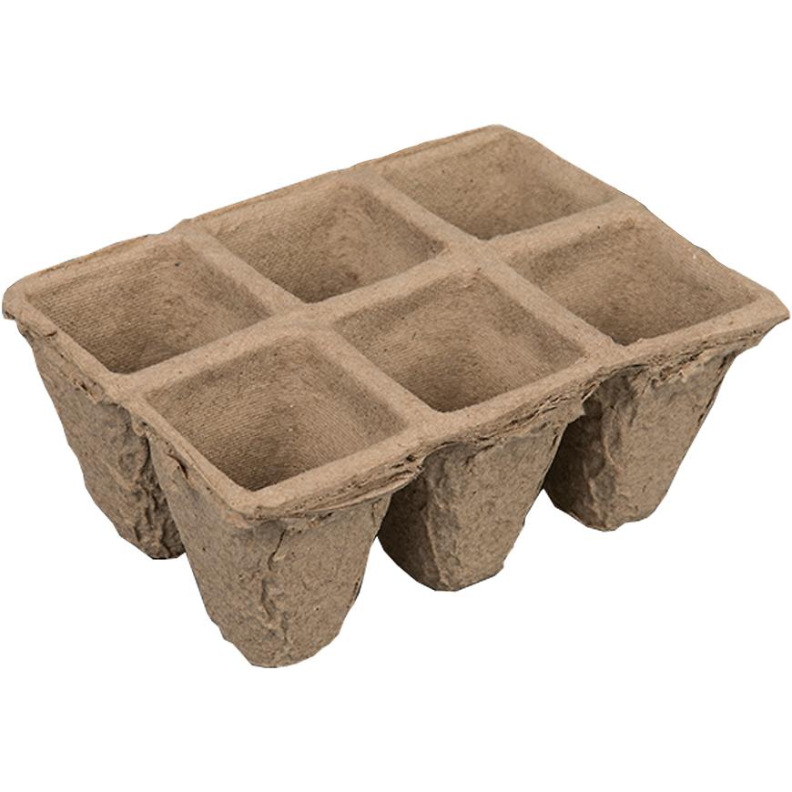 Rašelinový květináč 6 buněk - SH-S10 Baumax