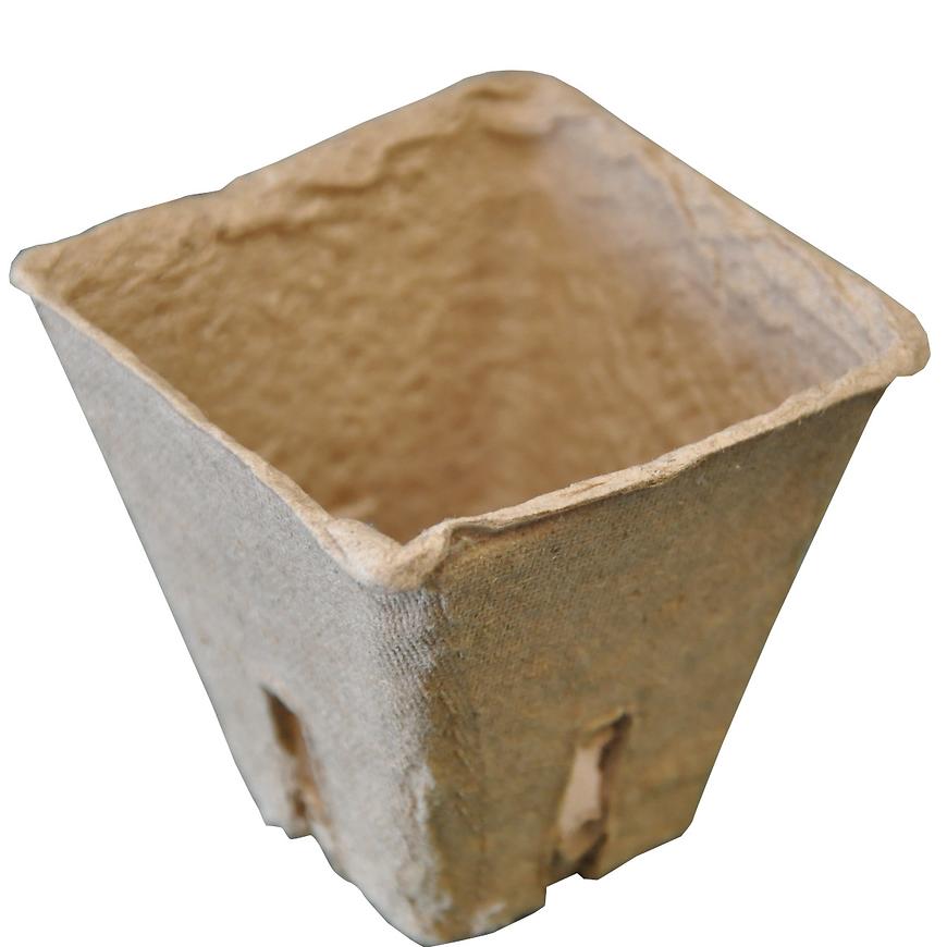 Rašelinový květináč hranatý ø6cm 12 ks - SH-S02 Baumax