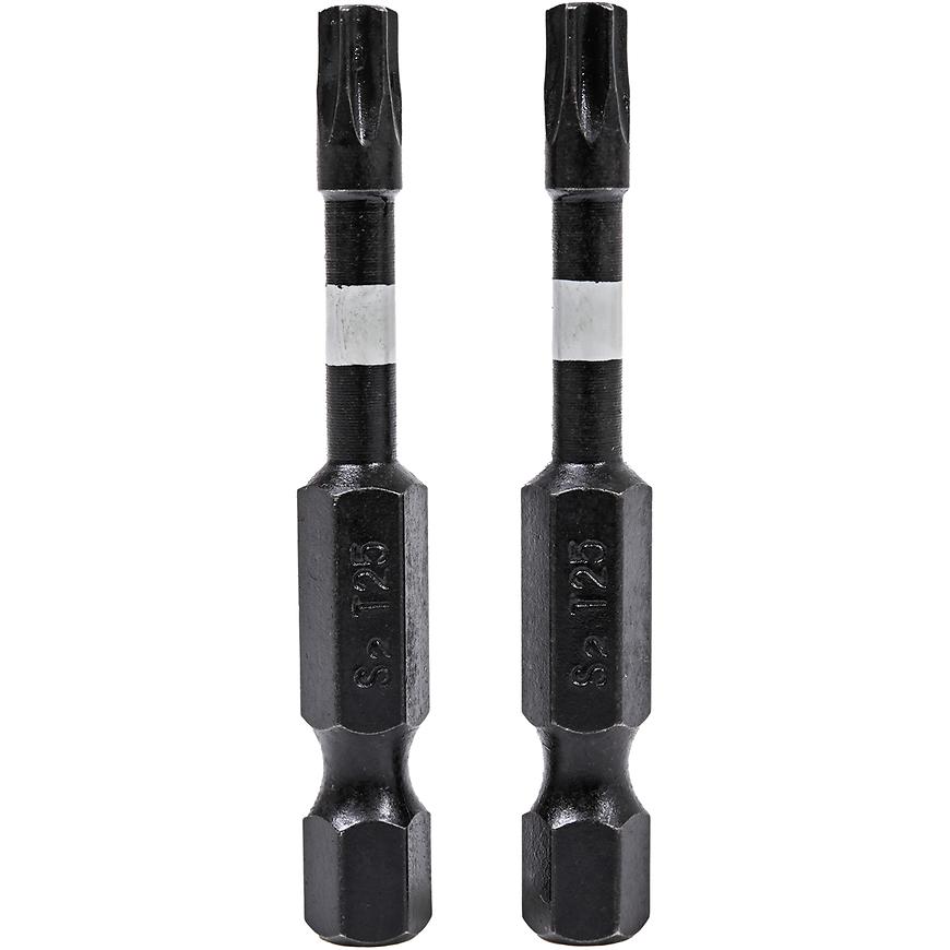 Rázové šroubovací bity Torx T25x50 mm 2 ks Drel