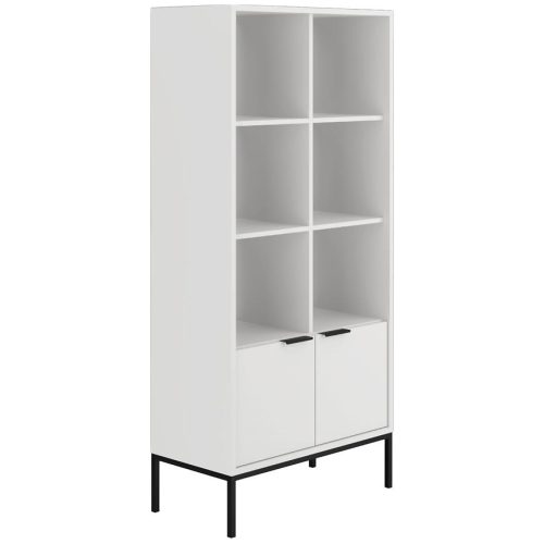 Regál Austin bílá/černá Baumax