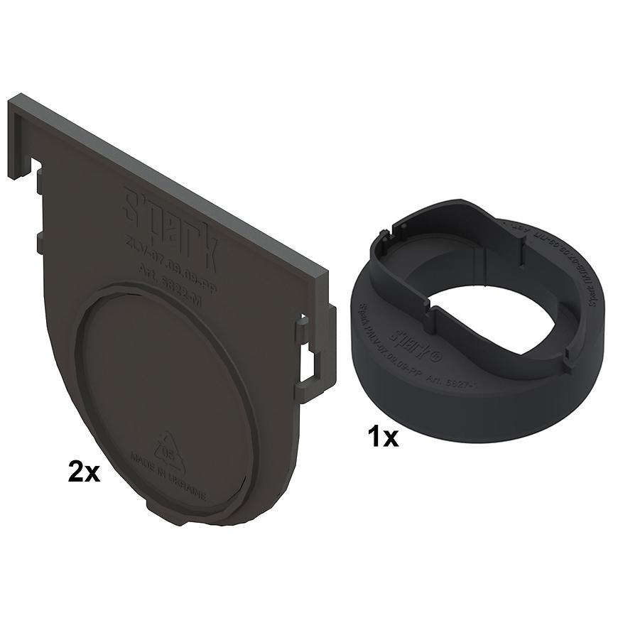 Sada příslušenství pro PVC drenáž řady EASY1 Baumax