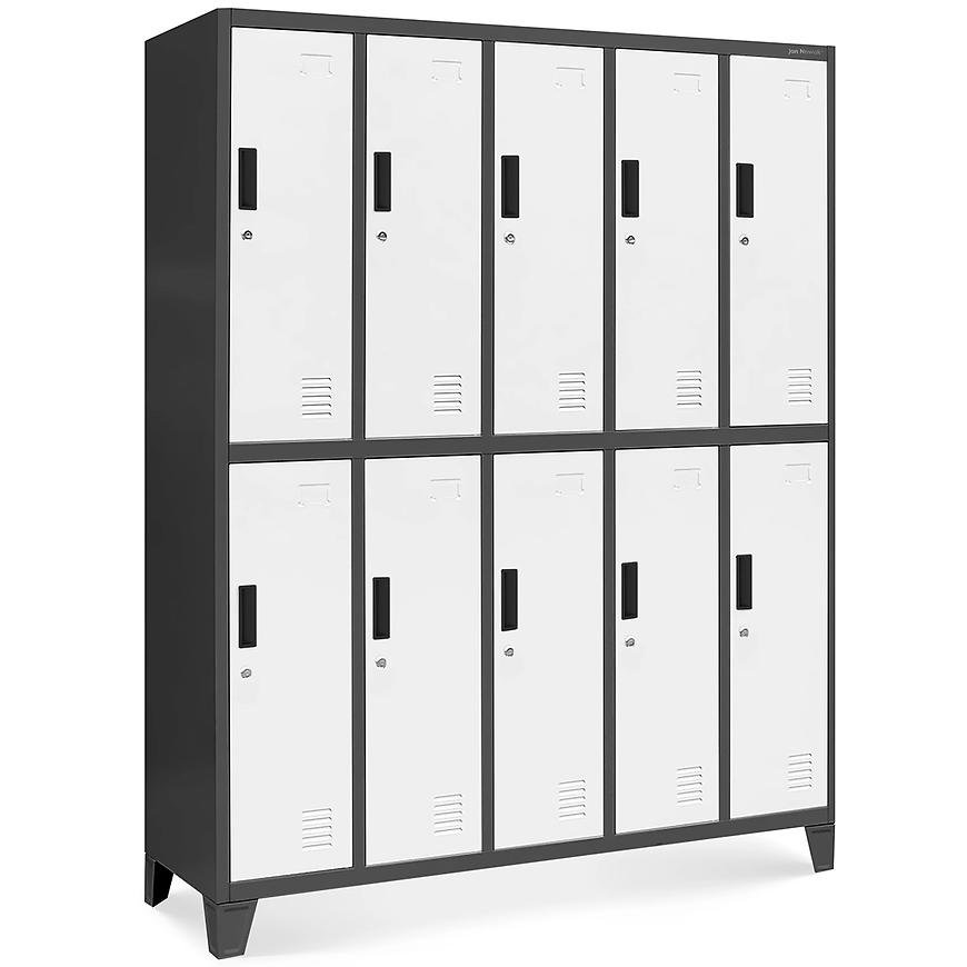 Sada skříní BOZP Bartek kov bílá/antracit Baumax