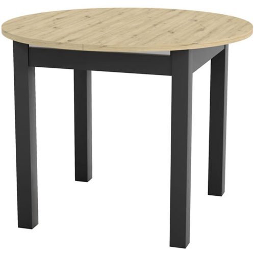 Skládací stůl Aurora dub artisan/černá Baumax