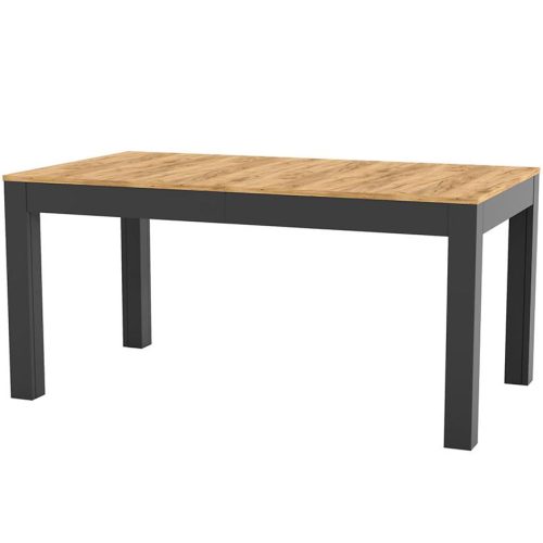 Skládací stůl Wenus dub craft/černá Baumax