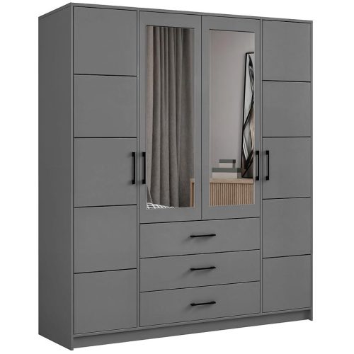 Skříň Belluno 200 grafit Baumax