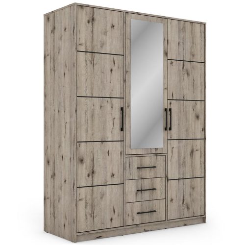 Skříň Bollate 3 dub Welington Baumax