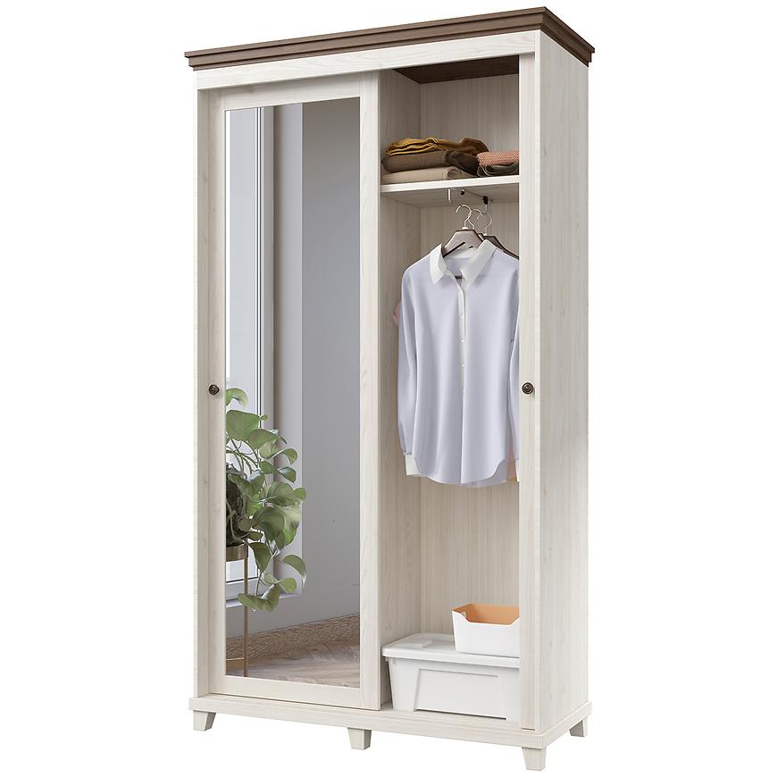 Skříň Evora 54 2-posuvné dveře dub lefkas/abisko ash Baumax