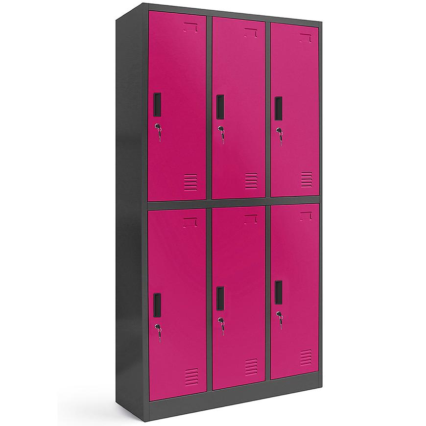 Skříň Igor kov fuchsie/antracit Baumax