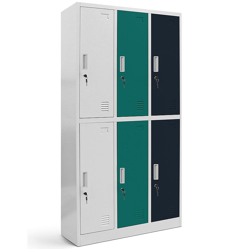 Skříň Igor kov šedá/vícebarevný Baumax