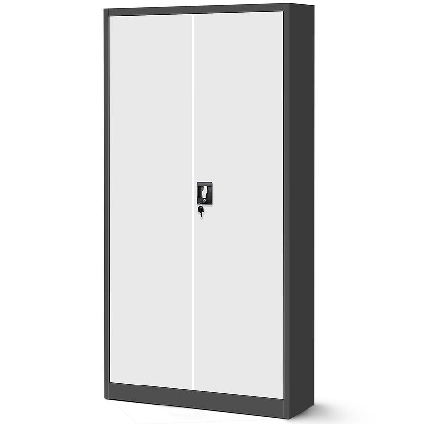 Skříň Jan H kov antracit/bílá Baumax