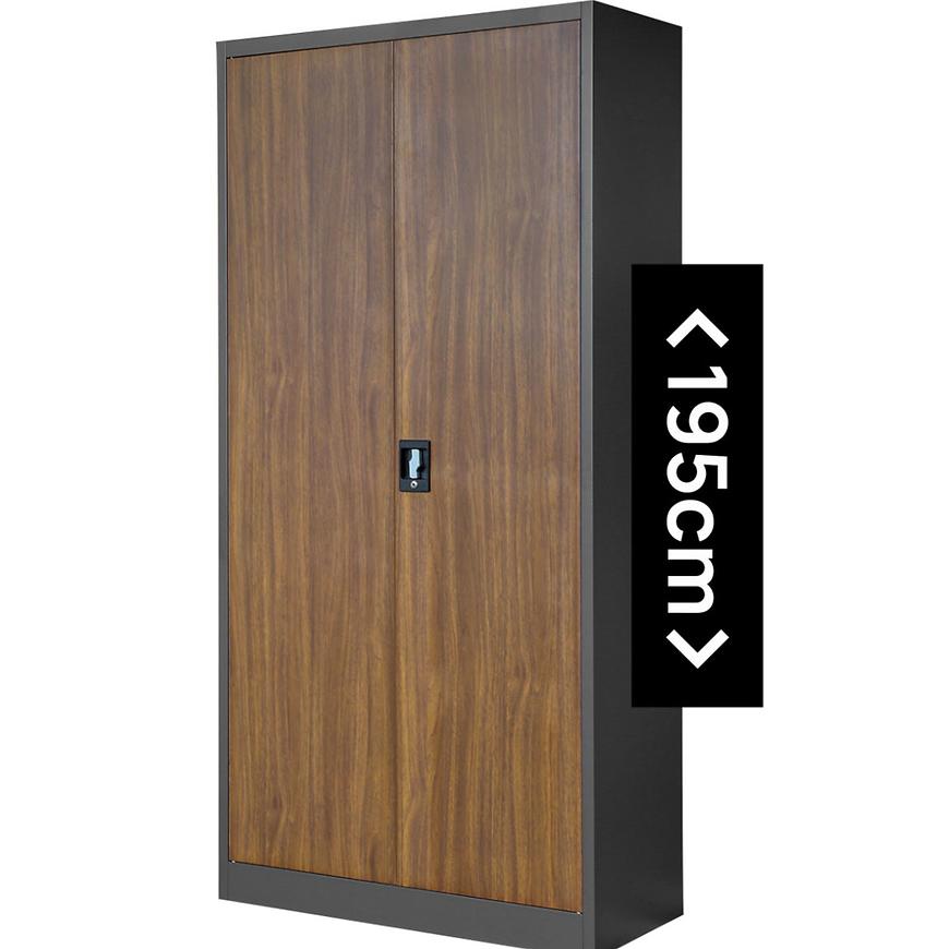 Skříň Jan H kov antracit/ořech Baumax