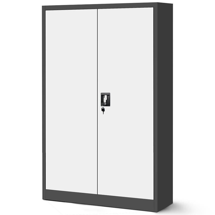 Skříň Kevin kov antracit/bílá Baumax