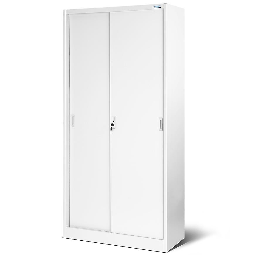 Skříň Kuba kov bílá Baumax