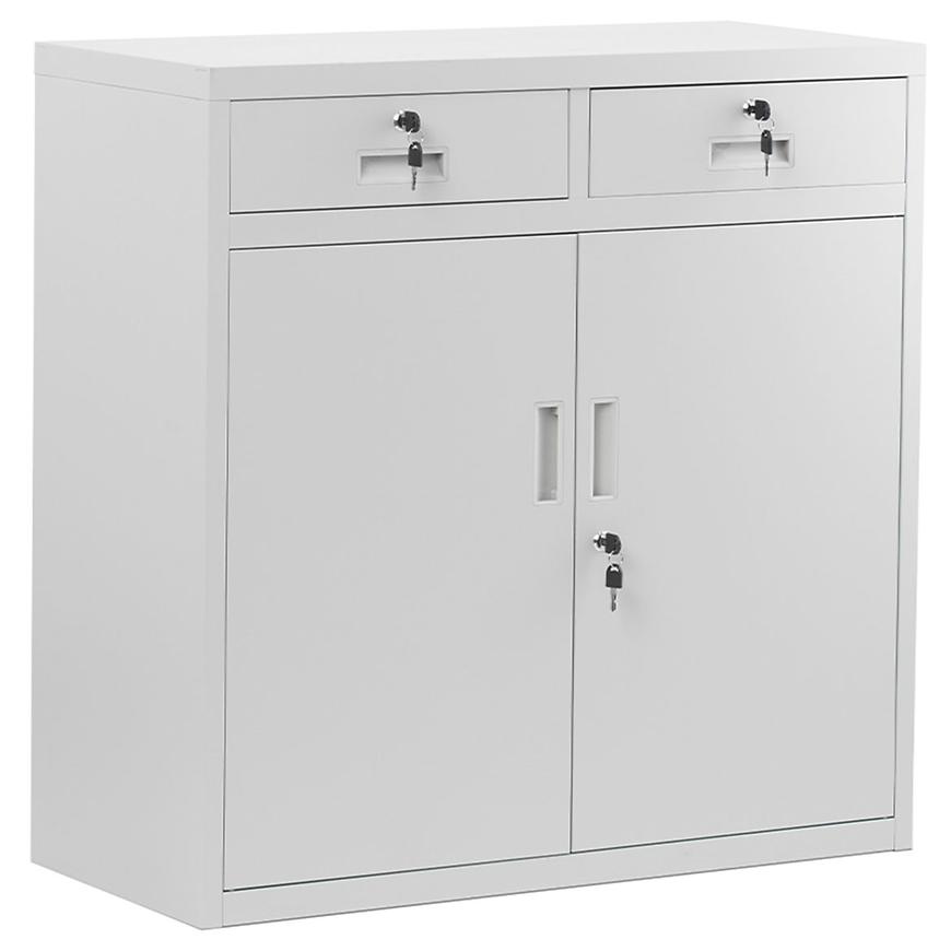 Skříň Lena kov šedá Baumax