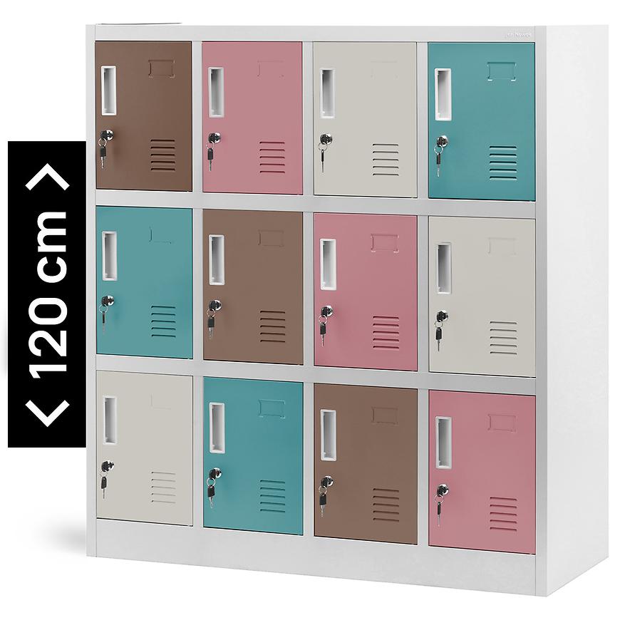 Skříň Ola kov pastel/vícebarevný Baumax