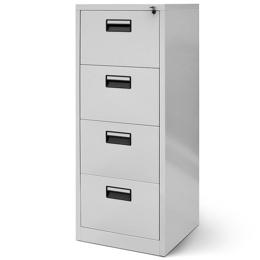 Skříň Sara V004 kov šedá Baumax