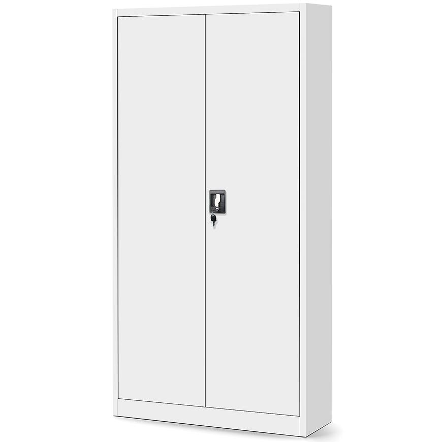 Skříň Tomasz kov bílá Baumax