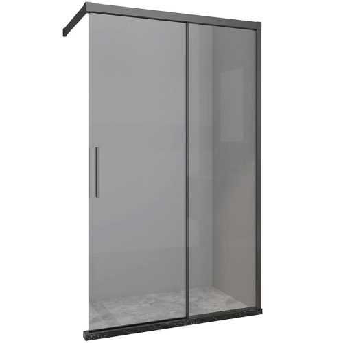 Sprchová zástěna Walk-In Relax 120x200 black Aqua Mercado