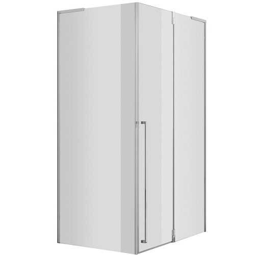 Sprchový kout Bravo 100x80x195 chróm Aqua Mercado