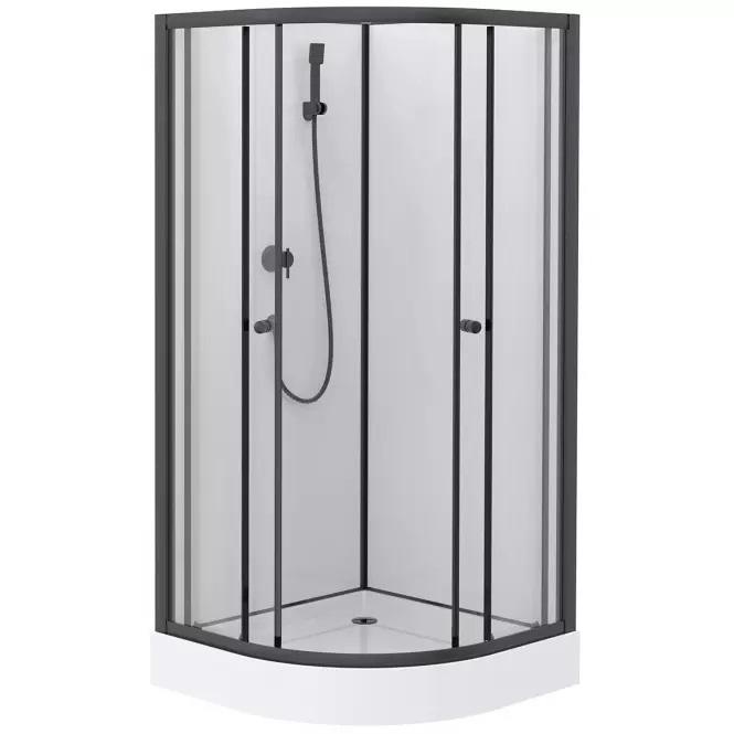 Sprchový kout Elize půlkruhový 80X80X200