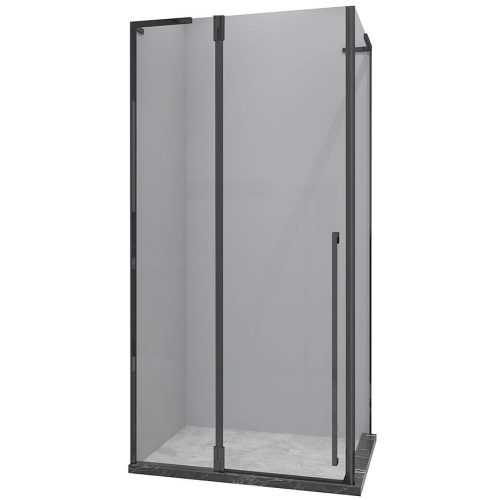 Sprchový kout čtvercový Bravo 90x90x195 black Aqua Mercado