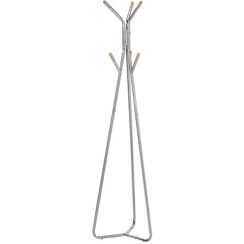 Stojací věšák GC6741 chrom/přírodní Baumax