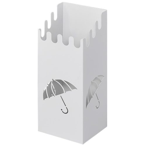 Stojan na deštníky obdélníkový GC7474 bílý Baumax