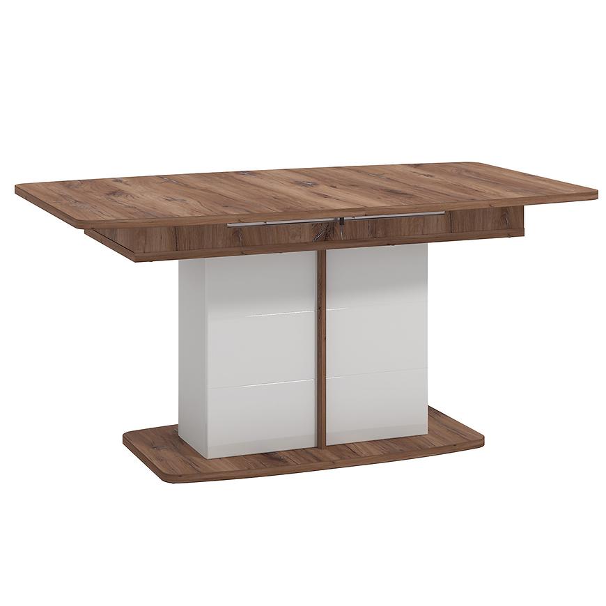 Stůl Burgundy bílá/dub 11012067 Baumax