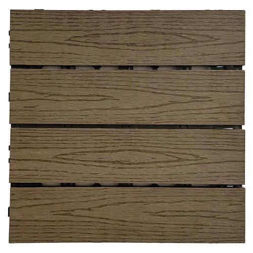 Terasová dlaždice tmavě hnědé dřevo 300X300 Parquet Mercado